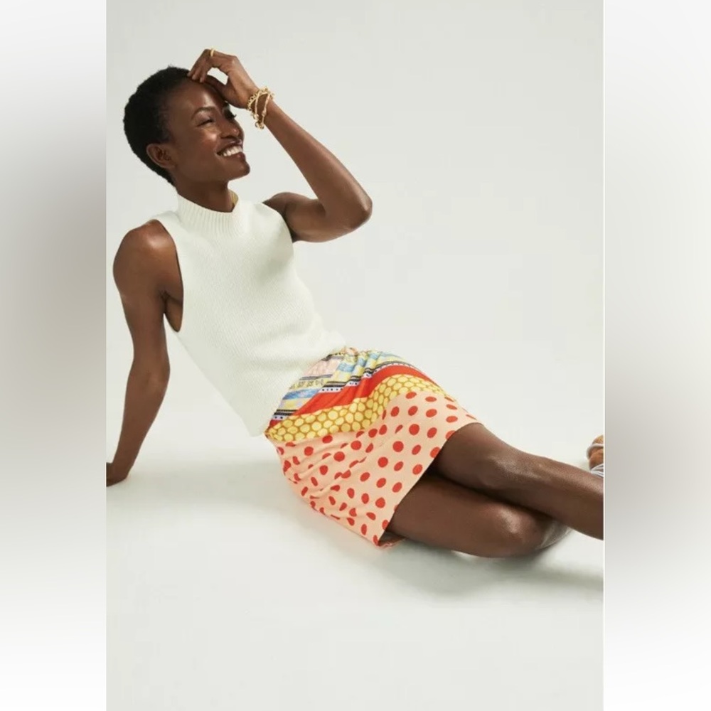 ANTHRO Farm Rio Knit Mini Skirt. Size XS. Retail $98
